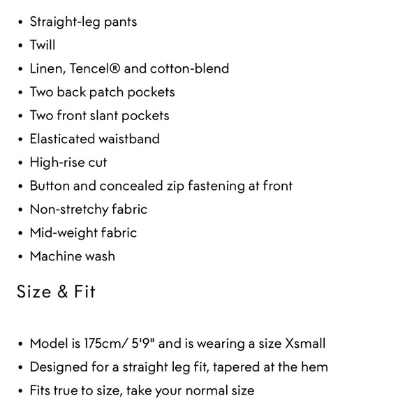 Alex Mill Linen, Tencel & Cotton Straight Leg Pants - Picture 9 of 12